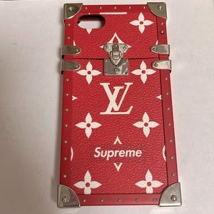 Louis Vuitton Supreme iPhone 7 case